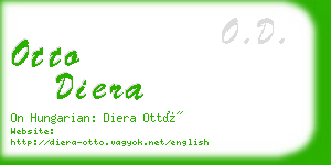 otto diera business card